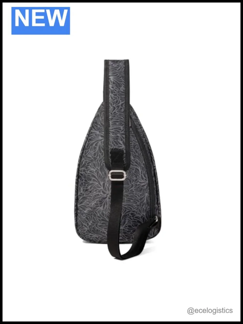 Lightweight Polyester Sling Crossbody Bag with Adjustable Padded Strap and RFID